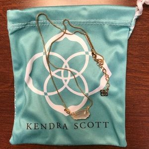 Kendra Scott rose gold necklace